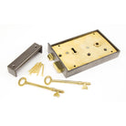 Iron Right Hand Rim Lock - Large | From The Anvil - Rim Locks & Latches - From The Anvil - Yester Home