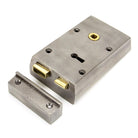 Iron Right Hand Rim Lock - Small | From The Anvil - Rim Locks & Latches - From The Anvil - Yester Home