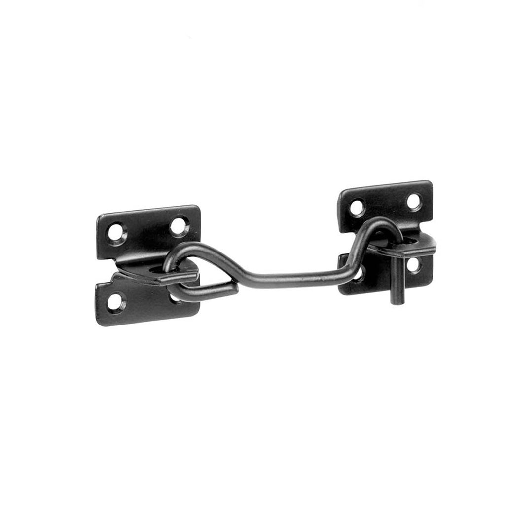Iron cabin Hook Black 4" - 100mm-Latches & Bolts-Yester Home
