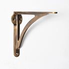 Ironbridge Aged Brass Shelf Brackets | 4.5/6/7/8/10" - Brass Shelf Brackets - Yester Home - Yester Home