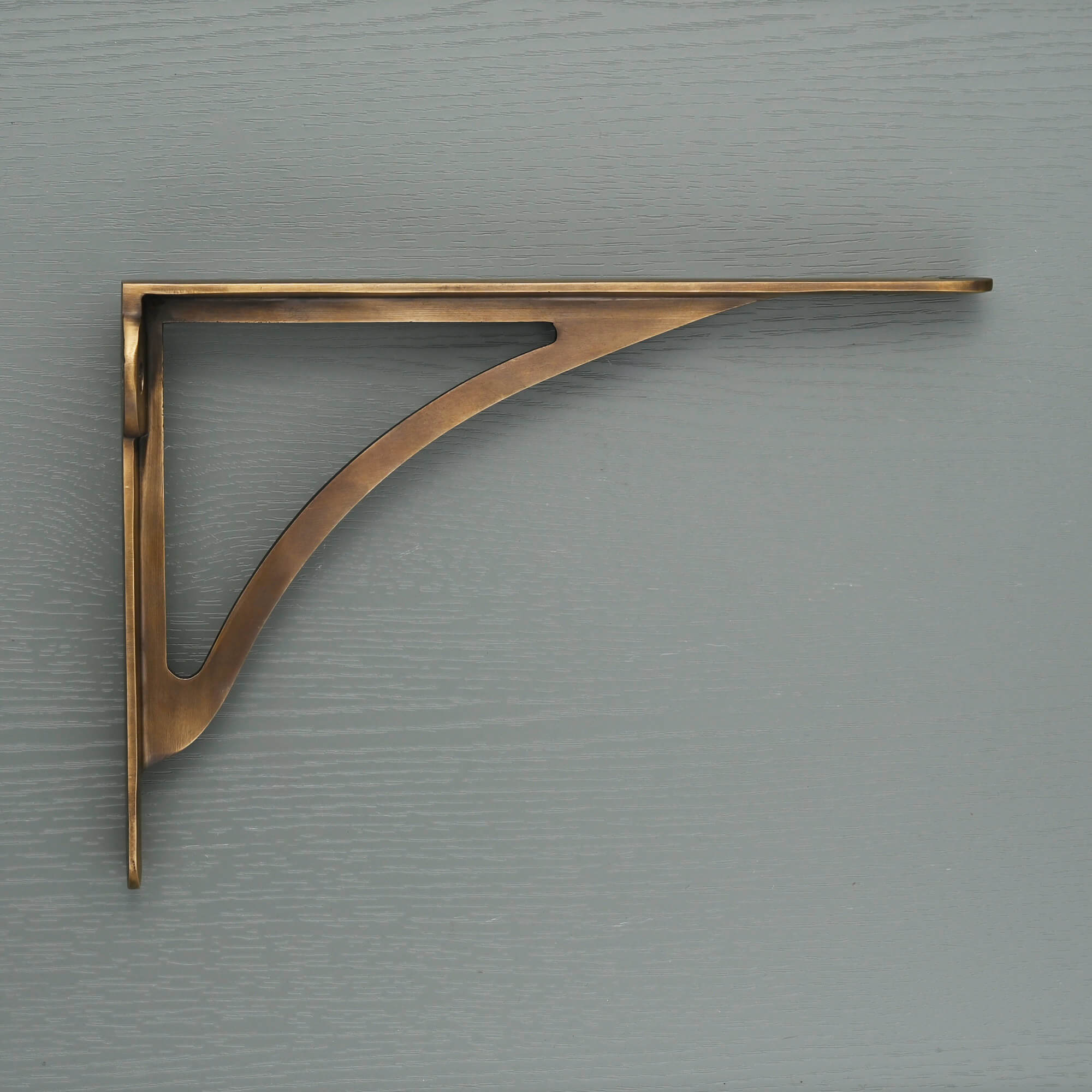 Ironbridge Aged Brass Shelf Brackets | 4.5/6/7/8/10" - Brass Shelf Brackets - Yester Home - Yester Home