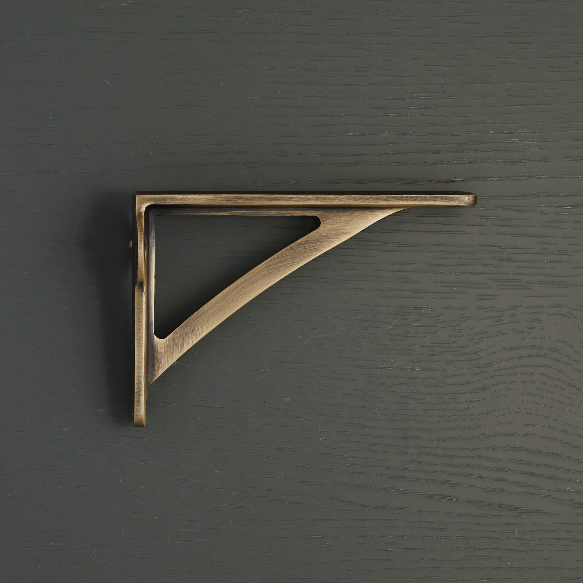 Ironbridge Aged Brushed Brass Shelf Brackets | 4.5/6/7/8/10" - Brass Shelf Brackets - Yester Home - Yester Home
