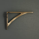 Ironbridge Aged Brushed Brass Shelf Brackets | 4.5/6/7/8/10" - Brass Shelf Brackets - Yester Home - Yester Home