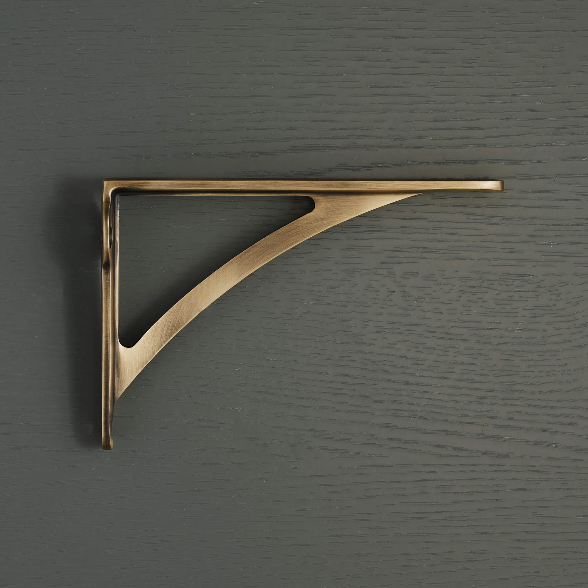 Ironbridge Aged Brushed Brass Shelf Brackets | 4.5/6/7/8/10" - Brass Shelf Brackets - Yester Home - Yester Home