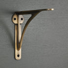 Ironbridge Aged Brushed Brass Shelf Brackets | 4.5/6/7/8/10" - Brass Shelf Brackets - Yester Home - Yester Home