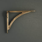 Ironbridge Aged Brushed Brass Shelf Brackets | 4.5/6/7/8/10" - Brass Shelf Brackets - Yester Home - Yester Home