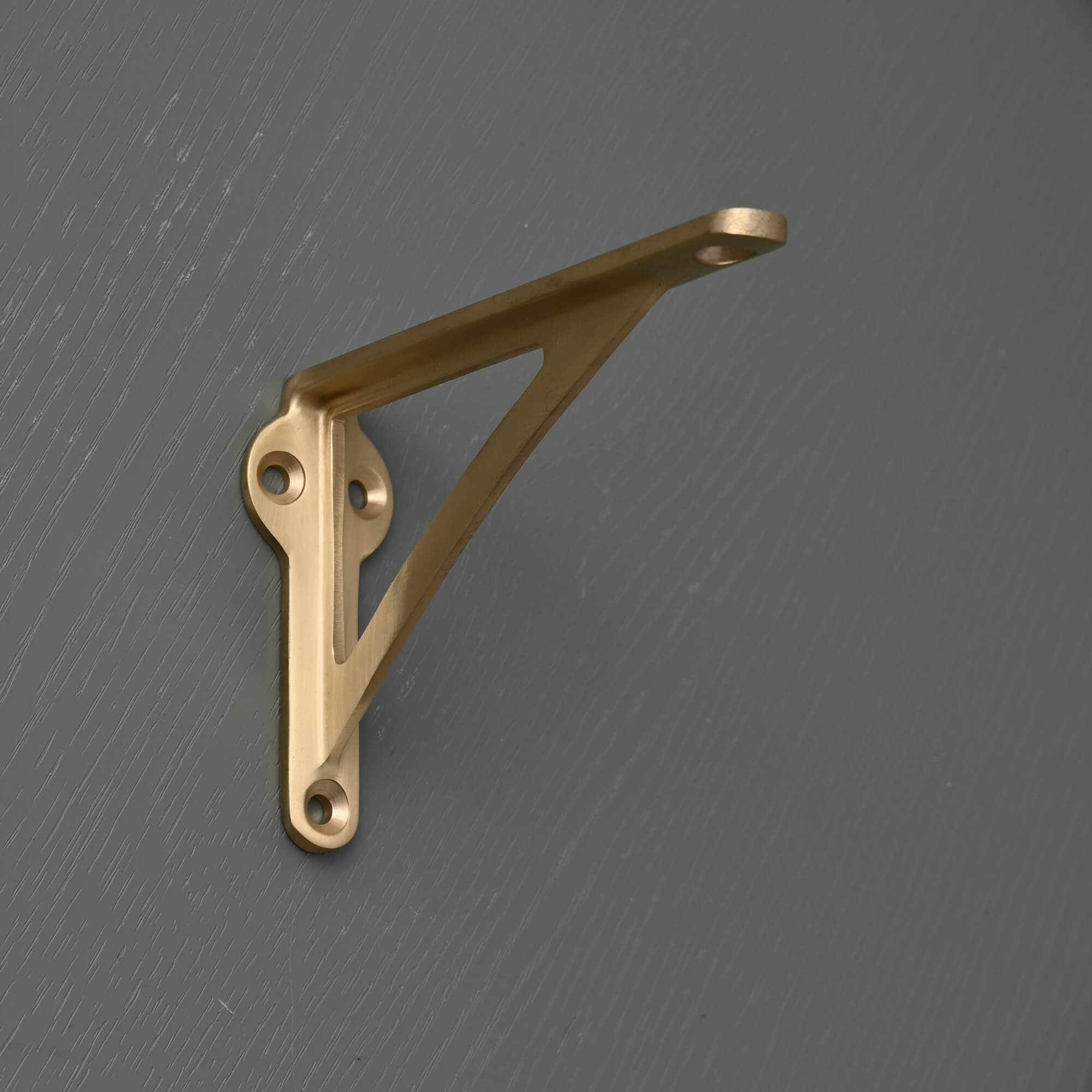 Ironbridge Brushed Satin Brass Shelf Brackets | 4.5/6/7/8/10" - Brass Shelf Brackets - Yester Home - Yester Home
