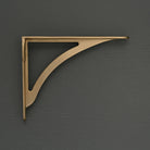 Ironbridge Brushed Satin Brass Shelf Brackets | 4.5/6/7/8/10" - Brass Shelf Brackets - Yester Home - Yester Home