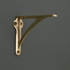 Ironbridge Polished Brass Shelf Brackets | 4.5/6/7/8/10" - Brass Shelf Brackets - Yester Home - Yester Home