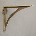 Ironbridge Shot Blast Brass Shelf Brackets | 4.5/6/7/8/10"-Brass Shelf Brackets-Yester Home
