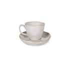 Ithaca Cup & Saucer White - Glasses & Mugs - Garden Trading - Yester Home