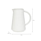 Ithaca Jug | White - Drinks & Barware - Garden Trading - Yester Home