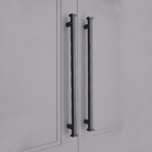 Jade Pull Handle Large Matt Black-Cabinet Handles-Yester Home