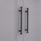 Jade Pull Handle Medium Matt Black-Cabinet Handles-Yester Home