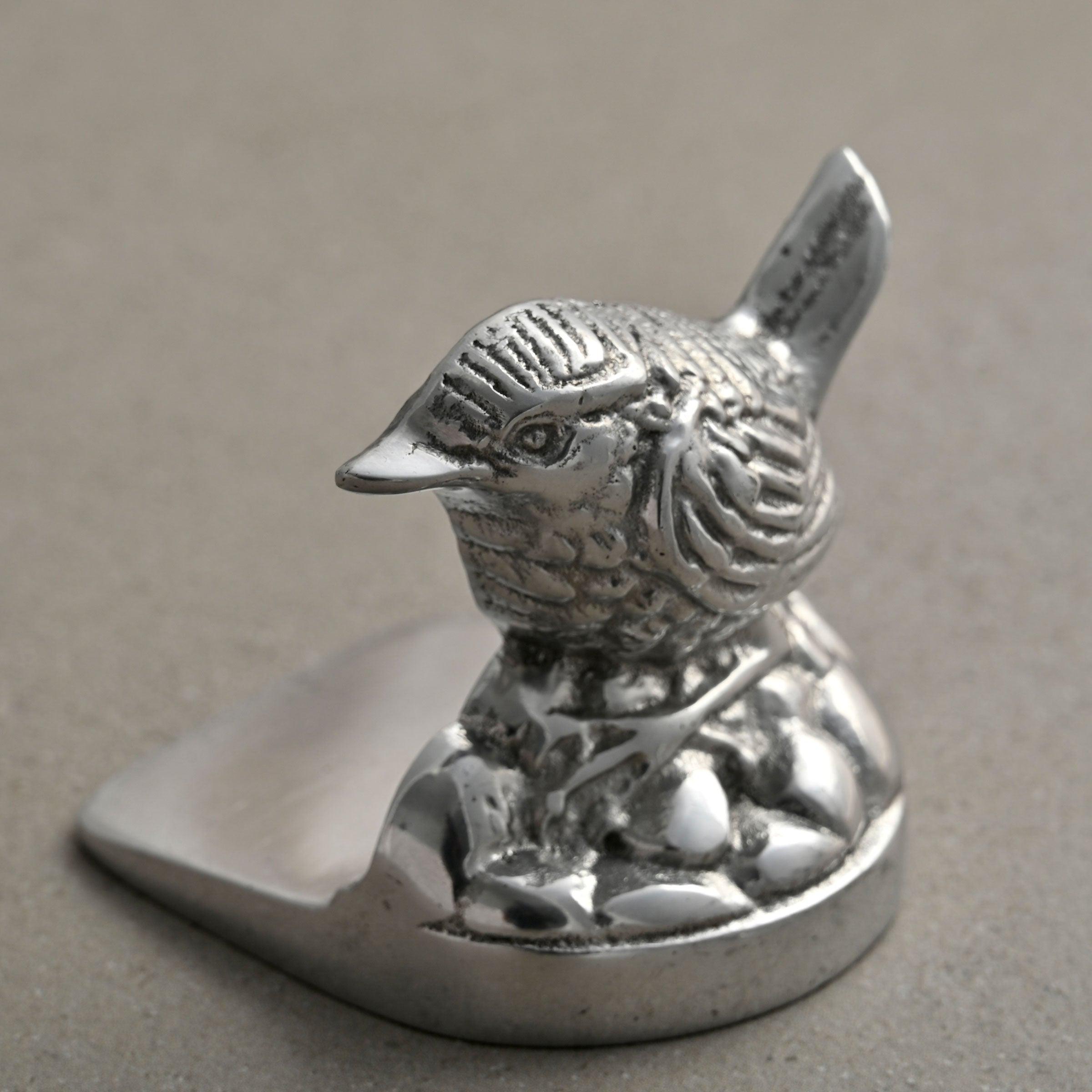 Jenny Wren Cast Iron Door Wedge-Door Stops-Yester Home