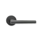 Jura Lever Door Handle Gunmetal Grey-Levers on Rose-Yester Home