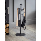 Jutland Fireside Tool Set | Black - Fireside Accessories - Garden Trading - Yester Home