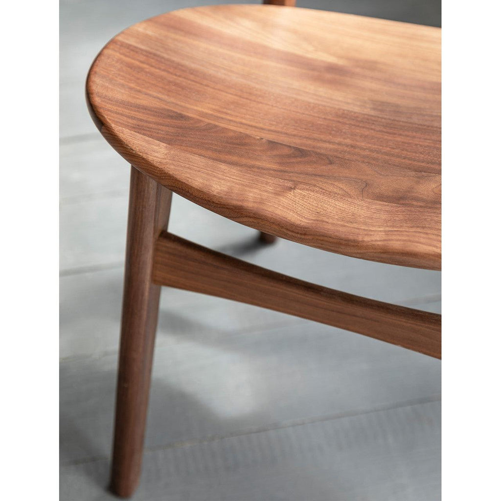 Kersoe Dining Chair - Walnut-Dining Chairs & Benches-Yester Home