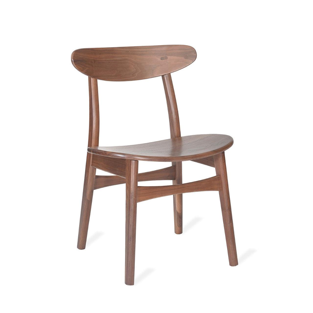 Kersoe Dining Chair - Walnut-Dining Chairs & Benches-Yester Home