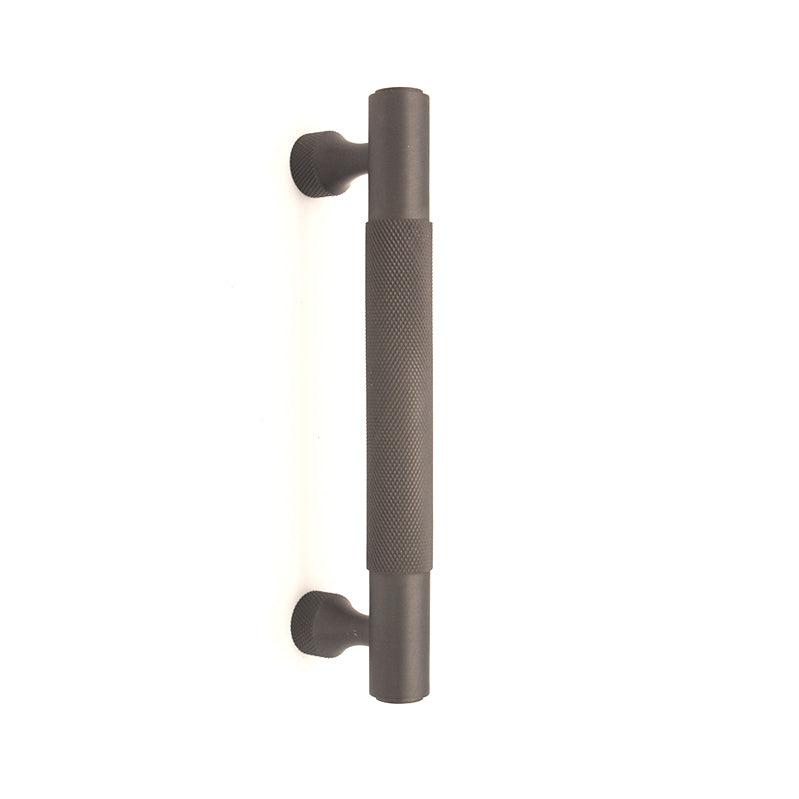 Knurled Bar Handles Medium Gunmetal Grey - Cabinet Handles - Spira Brass - Yester Home