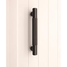 Knurled Bar Handles Small Gunmetal Grey-Cabinet Handles-Yester Home
