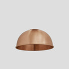 Knurled Dome Pendant Light - 8 Inch - Copper-Ceiling Lights-Yester Home