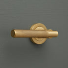 Knurled Solid Brass Lever Door Handle - Lever Door Handles - Yester Home - Yester Home