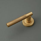 Knurled Solid Brass Lever Door Handle - Lever Door Handles - Yester Home - Yester Home