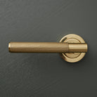 Knurled Solid Brass Lever Door Handle - Lever Door Handles - Yester Home - Yester Home