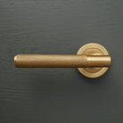 Knurled Solid Brass Lever Door Handle - Lever Door Handles - Yester Home - Yester Home