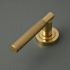 Knurled Solid Brass Lever Door Handle - Lever Door Handles - Yester Home - Yester Home