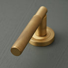 Knurled Solid Brass Lever Door Handle - Lever Door Handles - Yester Home - Yester Home