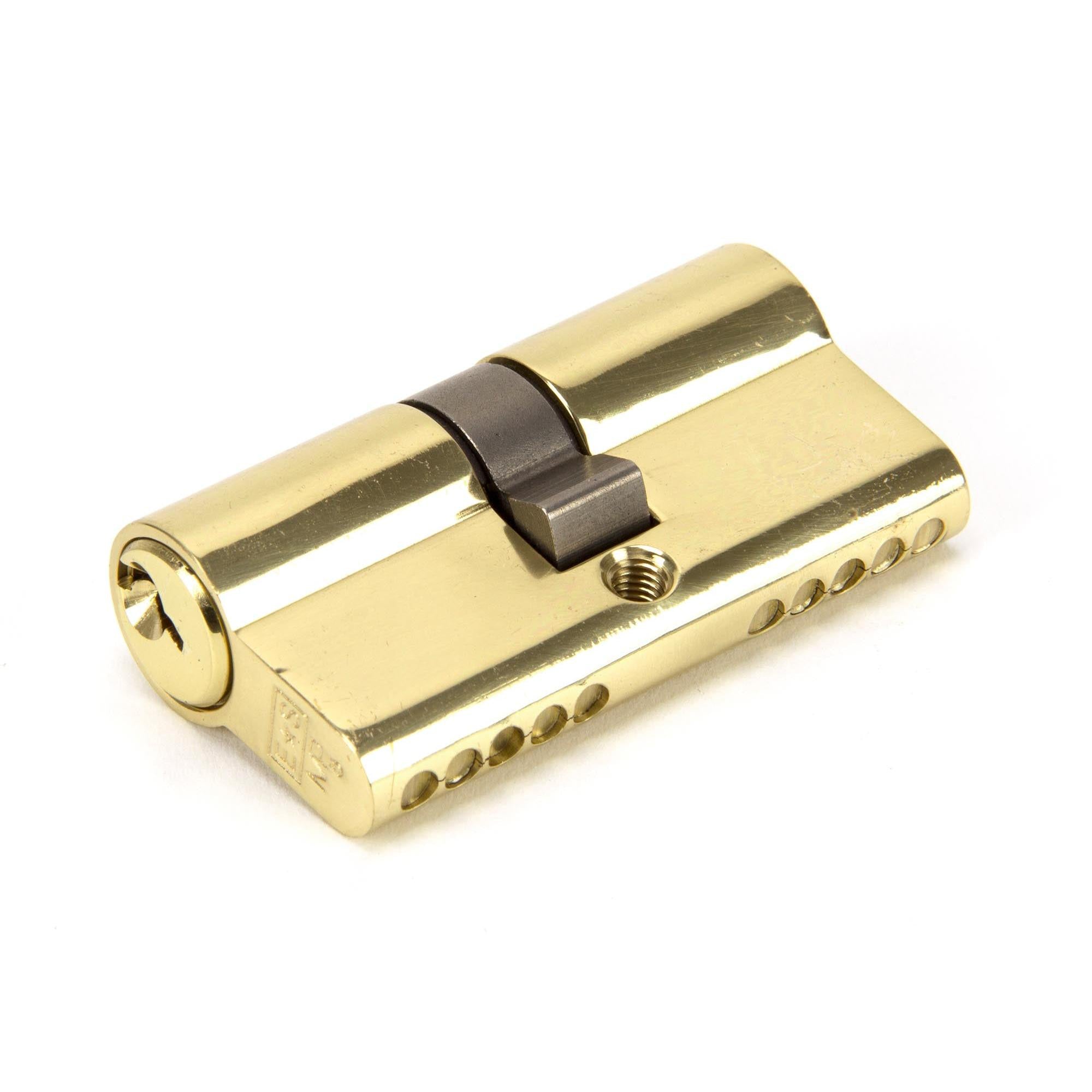 Lacquered Brass 30/30 5pin Euro Cylinder KA | From The Anvil - Euro Cylinders - From The Anvil - Yester Home
