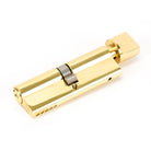 Lacquered Brass 45/45 5pin Euro Cylinder/Thumbturn | From The Anvil - Euro Cylinders - From The Anvil - Yester Home