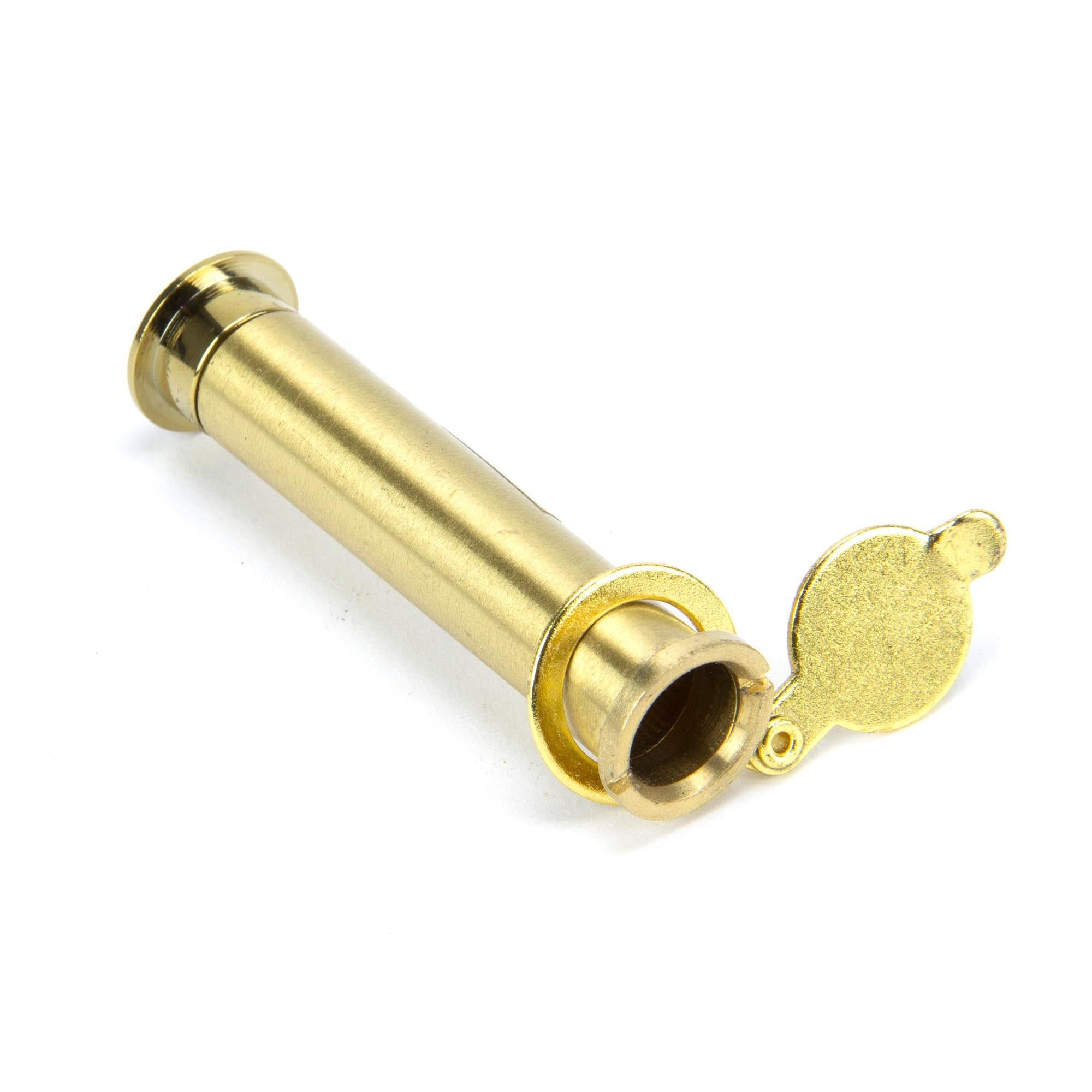 Lacquered Brass Door Viewer 180° (55-75mm Door) | From The Anvil - Security - From The Anvil - Yester Home