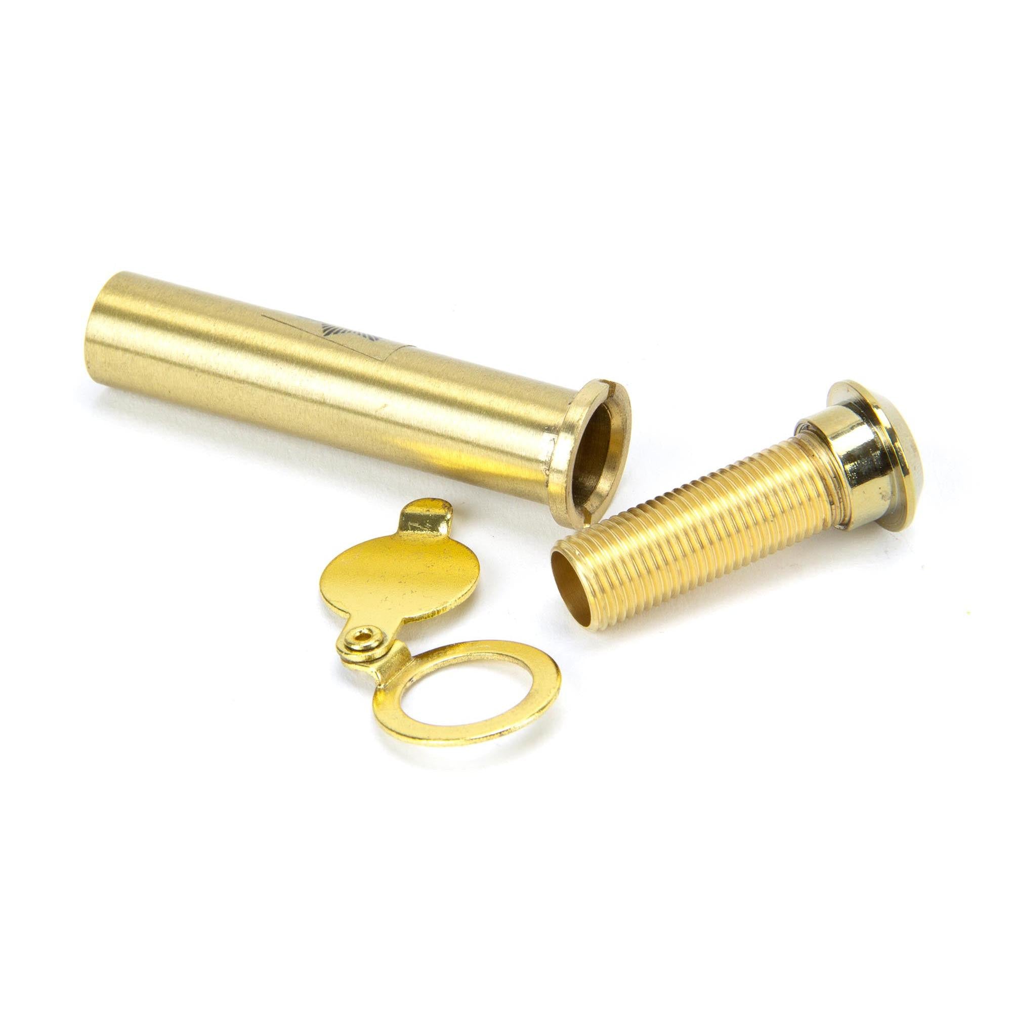 Lacquered Brass Door Viewer 180° (55-75mm Door) | From The Anvil - Security - From The Anvil - Yester Home