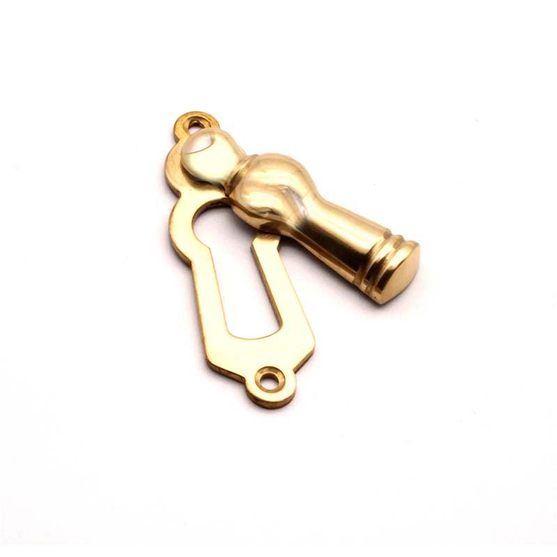 Lady Escutcheon Polished Brass-Escutcheons-Yester Home