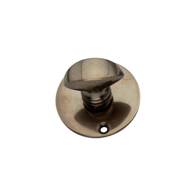 Lady Turn & Release Antique Brass-Thumbturns-Yester Home