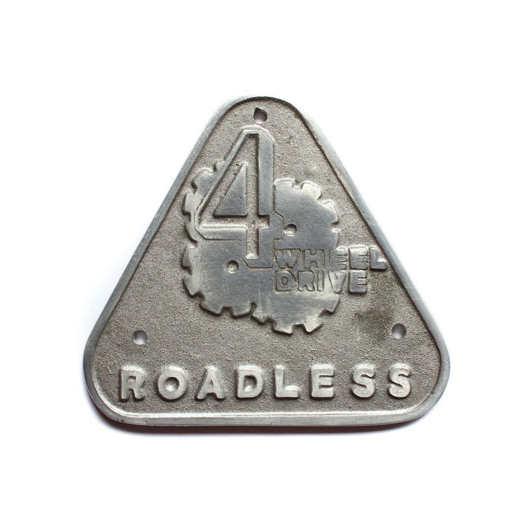 Land Rover 4 Wheel Drive Badge Sign