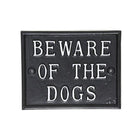 Large Beware Of The Dogs Sign-Dog Warning Signs-Yester Home