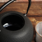 Large Black Cast Iron Japanese Teapot / Kettle 1.5L-Teapots-Yester Home