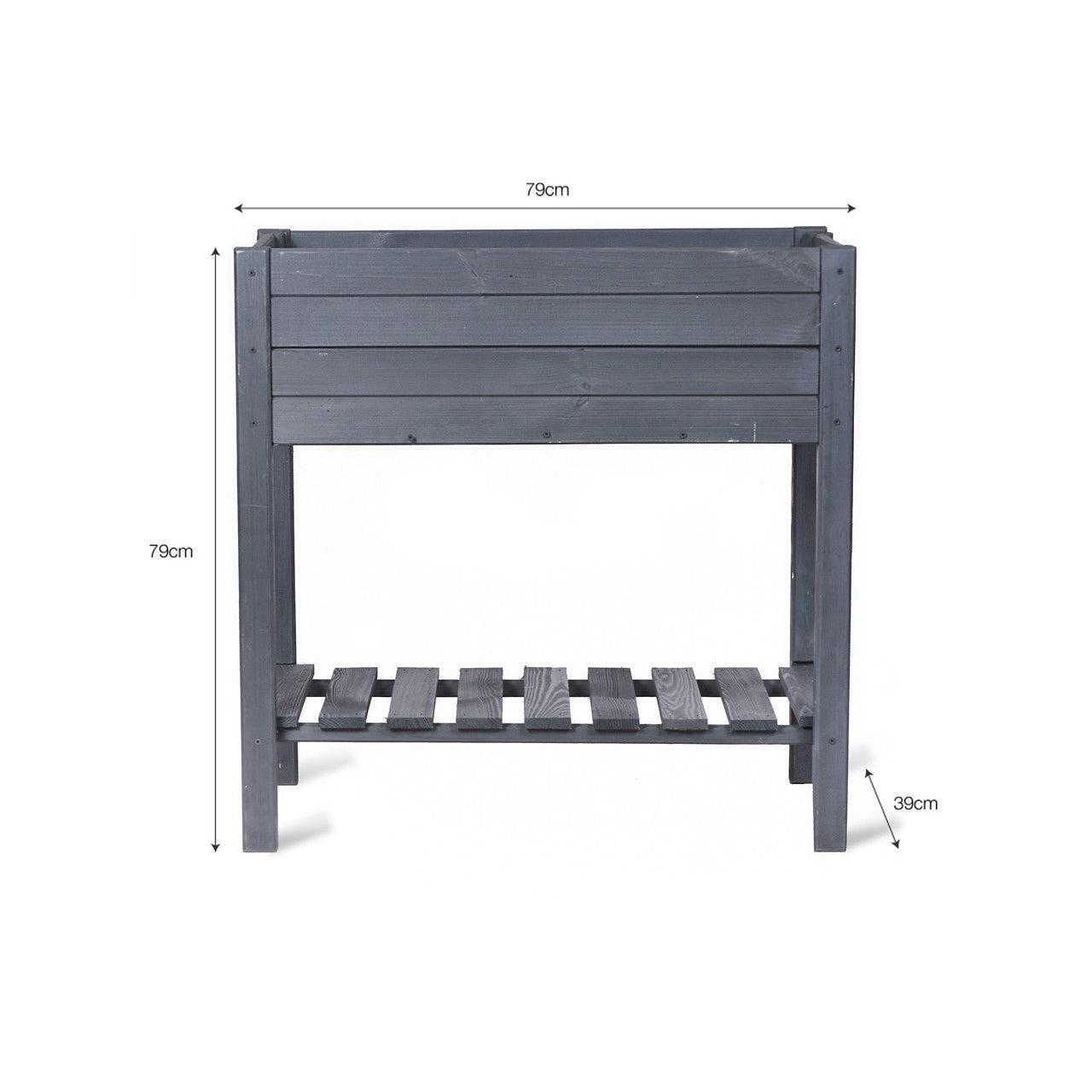 Latchmere Raised Planter, 79cm - Pine-Pots, Planters & Troughs-Yester Home