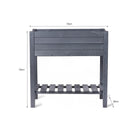 Latchmere Raised Planter, 79cm - Pine-Pots, Planters & Troughs-Yester Home