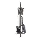 Latton Fireside Tool Set | Large | Antique Pewter - Fire Companion Set - Garden Trading - Yester Home