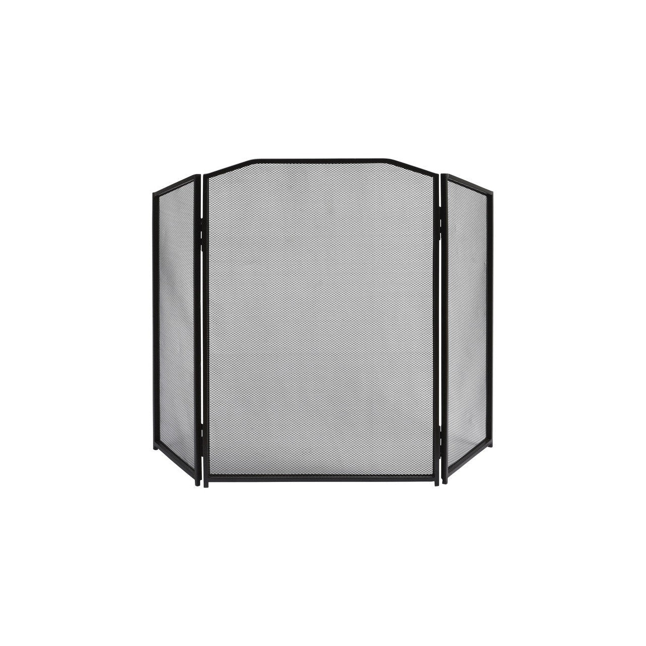 Latton Folding Firescreen | Black - Fire Screens - Garden Trading - Yester Home