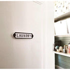 Vintage Laundry Sign-Room Signs-Yester Home