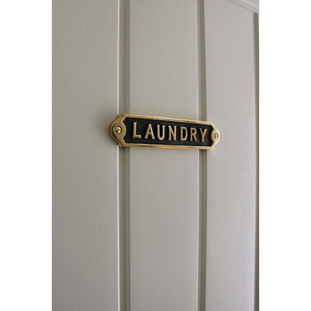 Vintage Laundry Sign-Room Signs-Yester Home