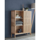 Linear Large Storage Unit - Ash-Consoles & Sideboards-Yester Home