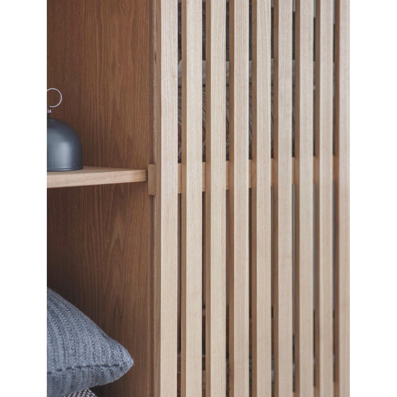 Linear Large Storage Unit - Ash-Consoles & Sideboards-Yester Home