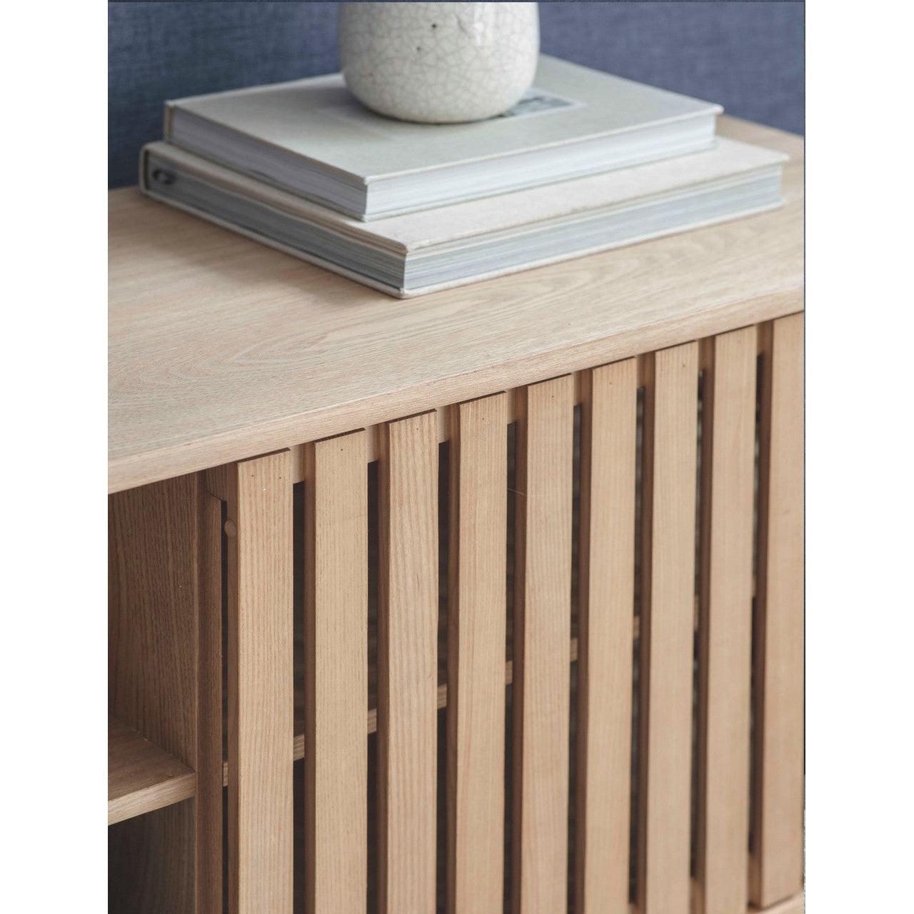 Linear Low Storage Unit - Ash-Consoles & Sideboards-Yester Home